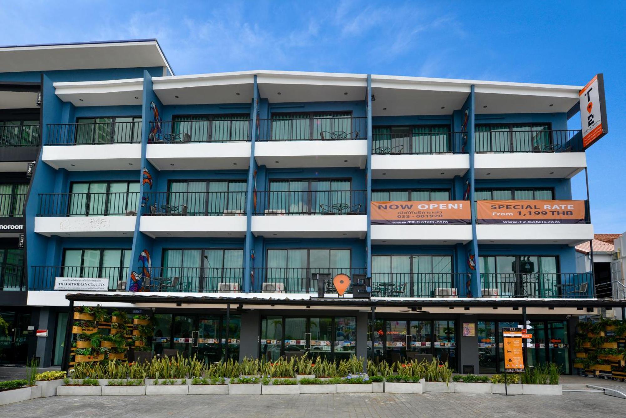 T2 Jomtien Pattaya Hotel Eksteriør billede
